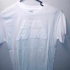 T-Shirt Stars Wars White Size Medium